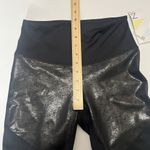 Zella NWT Small Z By High Waist Midi Leggings W Foil Detail Photo 5