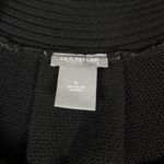 Ann Taylor Cotton Cardigan Black Sweater Half Length Sleeves w/Belt Size Large Photo 6