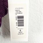 Badgley Mischka 100% Burgundy Embellished Bodice With Silk Shoulder Cover Dress Photo 4