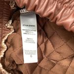 Jolie & Joy Faux Leather Shorts Hot Pants Padded Quilted Elastic Waist New Brown Size M Photo 5