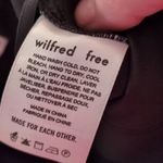 Aritzia Wilfred Free By  Black Suede Mini Skirt Size 6 Photo 2