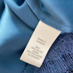 BHLDN  Hitherto Celia Lace Dress in Blue Bridesmaid Size US‎ 6 *Missing Belt Photo 12