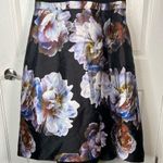 City Chic Sz L / 20 Sleeveless Midi Long Dress Floral Skirt Black Top Photo 3