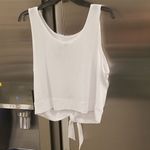Wildfox ππ Knotted Waist Tank Top White XL NWT Photo 1