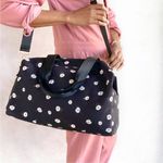 Alice + Olivia  by Stacey Bendet Black Daisy Duffel Bag, NWT Photo 4