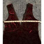 Trixxi  Dress Sz LG Burgundy Velvet Dark Romantic Babydoll Whimsigoth Vampire EUC Photo 13