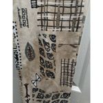 Chico's Vintage Design Size Medium (1.5) Beige Tribal Print Cotton Casual Pants Photo 3