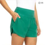 Spyder  Green Women's High Waisted Athletic Shorts with Liner XXL Photo 0