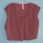 Athleta Vita Free Cropped Tee with Built in Bra Size 2X Photo 0