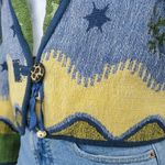 Vintage 90s Flashback Western Snowflake Tapestry Jacket Size M Photo 4