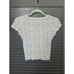 Brandy Melville  Zelly Floral Ruffle Short Sleeve Top Photo 6