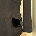 Buttons Vintage Black Jacket velvet pockets & Collar decorative  No Tag SZ M/L Photo 1