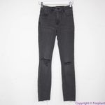 Madewell NEW Curvy High-Rise Skinny Jeans in Black Sea, 24 Photo 3