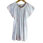 Anthropologie Cloth & Stone Pink Tie-Dye Cap Sleeve Relaxed Fit Ecovero Top, M Photo 1