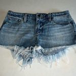Lucky Brand - The Cut Off Jean Distressed Raw Hem Shorts size 2/26 Photo 0
