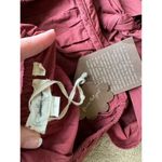 Anthropologie NWT Forever That Girl  Scalloped Mini Dress Rusty Brown size Medium Photo 9