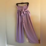 Lovers + Friends  Ashwood Wide Leg Pastel Lavender Pants Photo 9