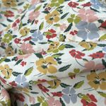 The Great 100% silk hyacinth puff sleeve midi maxi dress floral cottagecore 0 Green Size XS Photo 1