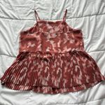 Nine West Womens Size Medium Pink Cami Camisole Tank Top Coquette Summer Boho Chic Beach Photo 7