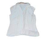 Kate Hill  Petite 100% Silk Button Down Sleeveless Top Blouse Shirt‎ Pink Photo 5