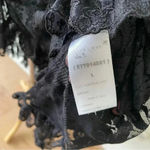 Eva Lady Women's Gothic Punk Lace Over High Low Dress Intimates $120 Size L NWOT Black Size L Photo 9