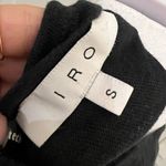 IRO Black Sleeveless linen Turtleneck Top Photo 4