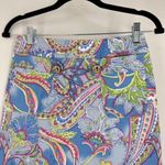 Melly M Womens Floral Paisley Lined Stretch Pencil Skirt Blue Green Size Medium Photo 3