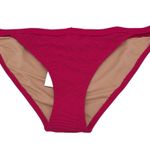 J.Crew NWT  Fuchsia Pink Ribbed Hipster Bikini Swim Bathing Suit Bottom Size 2X Photo 1