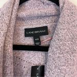 Lane Bryant  | Light Purple Stitch Mix Cocoon Open Front Cardigan Sweater Size 14 Photo 3