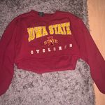 Colosseum Cropped Iowa State Sweatshirt Photo 0