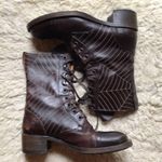 Earl Jean  Leather Combat Boots. 6 NWOT 🕸️❤︎ Photo 1