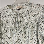 Universal Threads UNIVERSAL THREAD WOMENS WHITE FLORAL BLOUSE SMALL Photo 2
