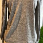 Madewell  Women's Puff Sleeve Pullover Sweater Gray Size XS Mock Neck Long Sleeve Photo 3