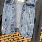Hollister  Denim‎ Sweatshirt Jacket Size Small Photo 2