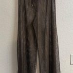 Jordan Taylor Vintage  Mesh Swim Coverup Brown with Sequins Size M Photo 0