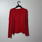 Ralph Lauren Lauren  Women Red Long Sleeve T-Shirt size Small. Photo 3