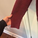 BDG  maroon chunky oversized cardigan Photo 2