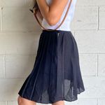 Forever 21 pleated black mini skirt with zipper Photo 1