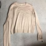 Daniel Cremieux  tan thin sweater Photo 7