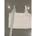 YPB Your Personal Best White Square Neck Sleeveless Crop Top Photo 1