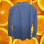 Denim & Co Floral Embroidered with Birdhouse Button Up Shirt Size S Photo 4