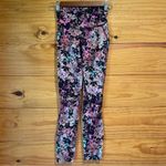 Lululemon  Base Pace High Rise Tight Leggings Stencil Blossom Red Multi 2 W5DRNS Photo 2