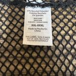 No Boundaries  Womens Black Tie Front Side Slit Mesh Swim Cover Up Sz XXL-XXXL Photo 4