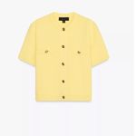 ZARA NWT Elegant Yellow Button-Up Women's Top Size Women’s Small Photo 5
