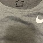 Nike women’s white Gray Softball athletic Shirt Photo 1