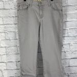 Faded Glory cotton blend denim capris Grey Sz 10 Photo 0