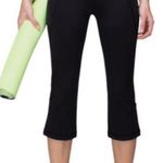 Lululemon Black Gather and Crow Crop Legging Photo 0