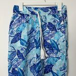 Sigrid Olsen  Tropical Linen Pants Size Medium Flowy Beach Summer Vacation Boho Photo 2