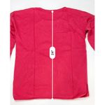 J. Society Red Round Neck Elbow Patch Long Sleeve Sweater SMALL Fall Retro Photo 7