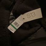 NWT Womens S13 SAM Faux Sherpa Black Coat Jacket Size L Photo 11